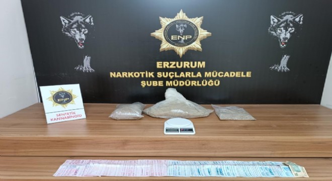  Erzurum’da uyuşturucu operasyonu: 1 tutuklama